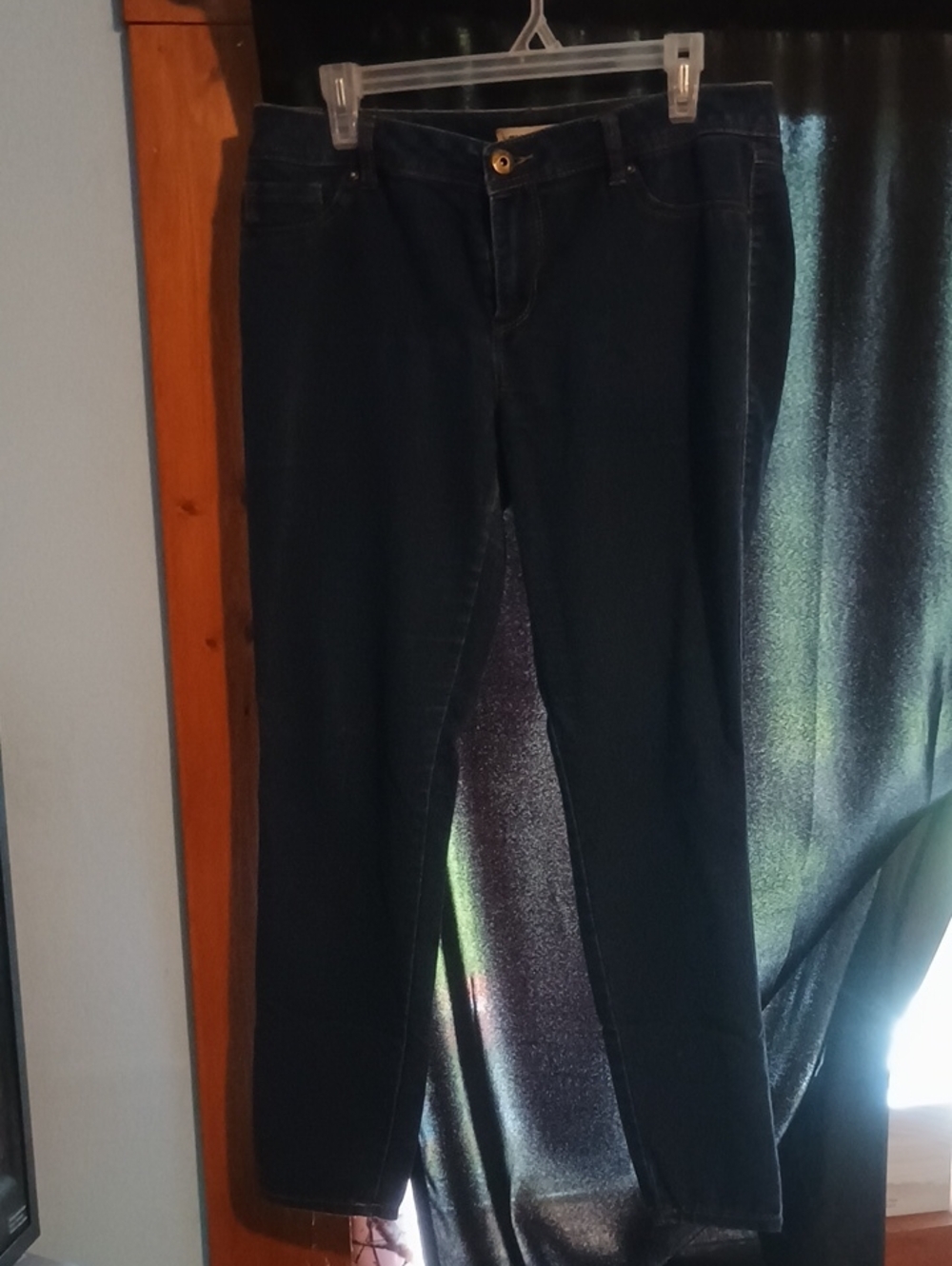 Blue Spice Straight Leg Jeans in Dark Blue